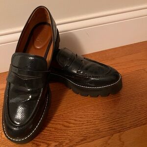 Women’s Franco Sarto chunky navy Loafers